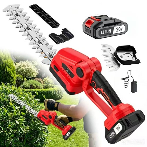 Red handheld hedge - handheld,