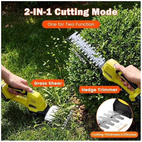 Cordless hedge trimmer with - hedge,